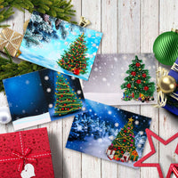 Thumbnail for Diamond painting cards 4pcs - Winter 