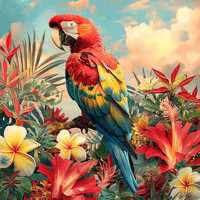 Thumbnail for Parrot 40x40cm - Diamond Painting 