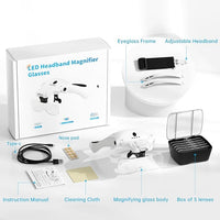 Thumbnail for LED magnifying glasses with headband 