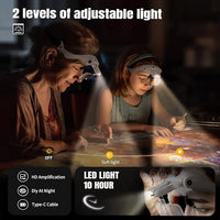 Thumbnail for LED magnifying glasses with headband 
