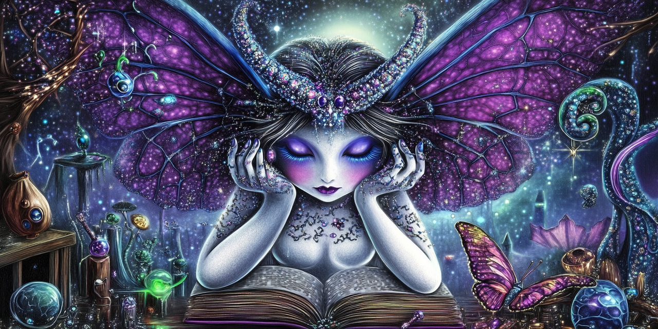 Butterfly Queen 50x100cm - Diamond Painting 