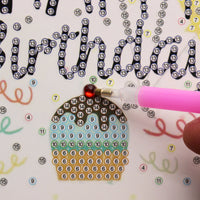 Thumbnail for Diamond painting cards 12pcs - Celebration 