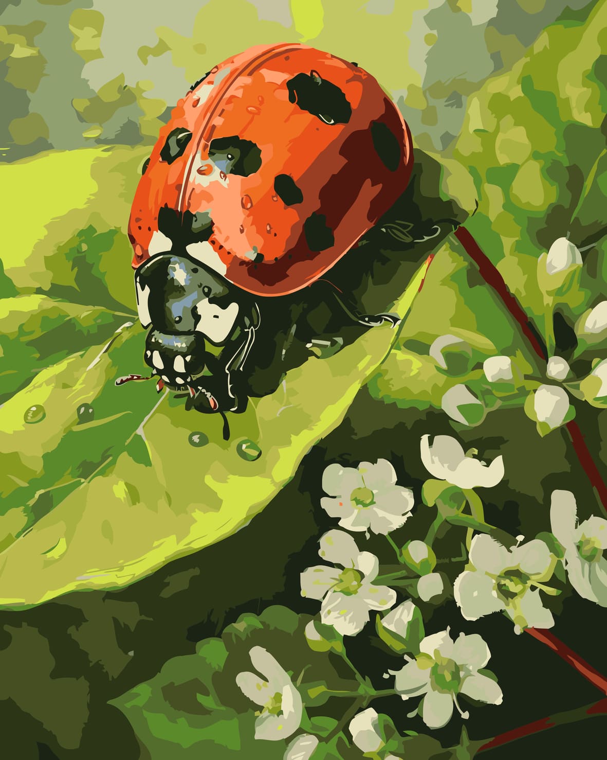 Tiny Explorer, Big World - Paint By Numbers 