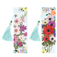 Thumbnail for Flowers - Diamond painting bookmarks 