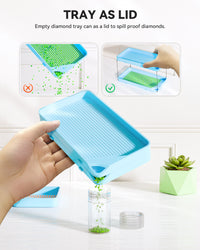 Thumbnail for Blue diamond tray set 