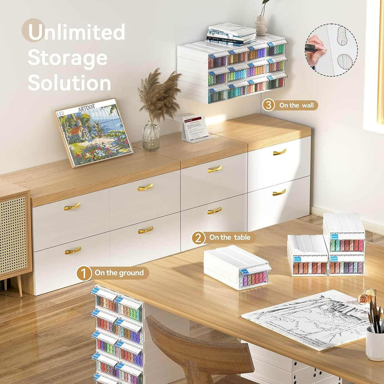 Stackable storage compartment 