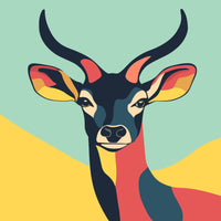 Thumbnail for Antelope 20x20cm - Paint By Numbers 