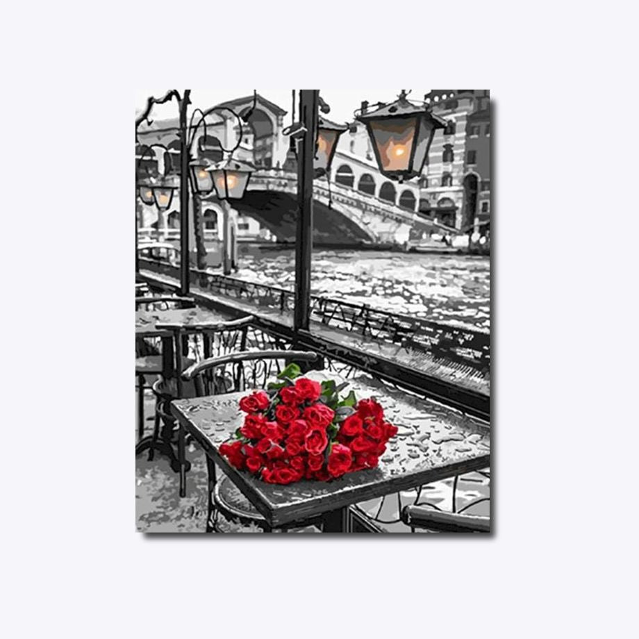Cafeteria Romance - Paint By Numbers 