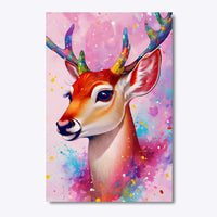 Thumbnail for Colorful Antlers 40x60cm - Diamond Painting 