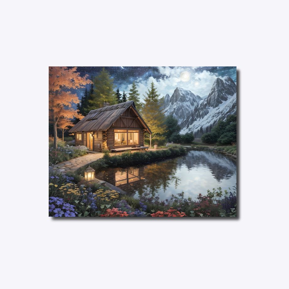 Cozy Lakehouse - Paint By Numbers 