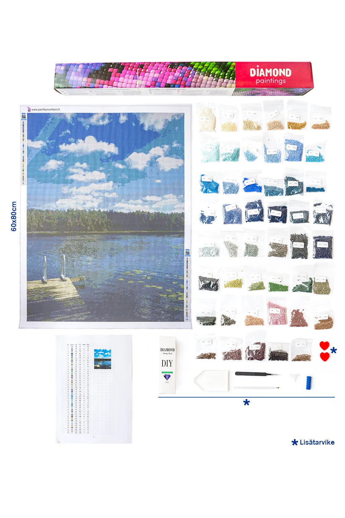 Diamond painting with your own picture 