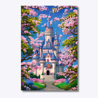 Thumbnail for Path to the Floral Castle 40x60cm - Diamond Painting 