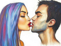 Thumbnail for Fated Kiss 45x60cm - Diamond Painting 
