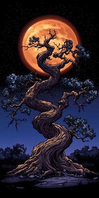 Thumbnail for Lunar tree 50x100cm - Diamond painting 