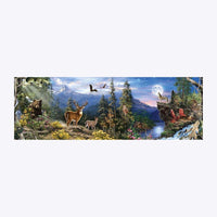 Thumbnail for Forest Animals 40x120cm - Large Diamond Painting 