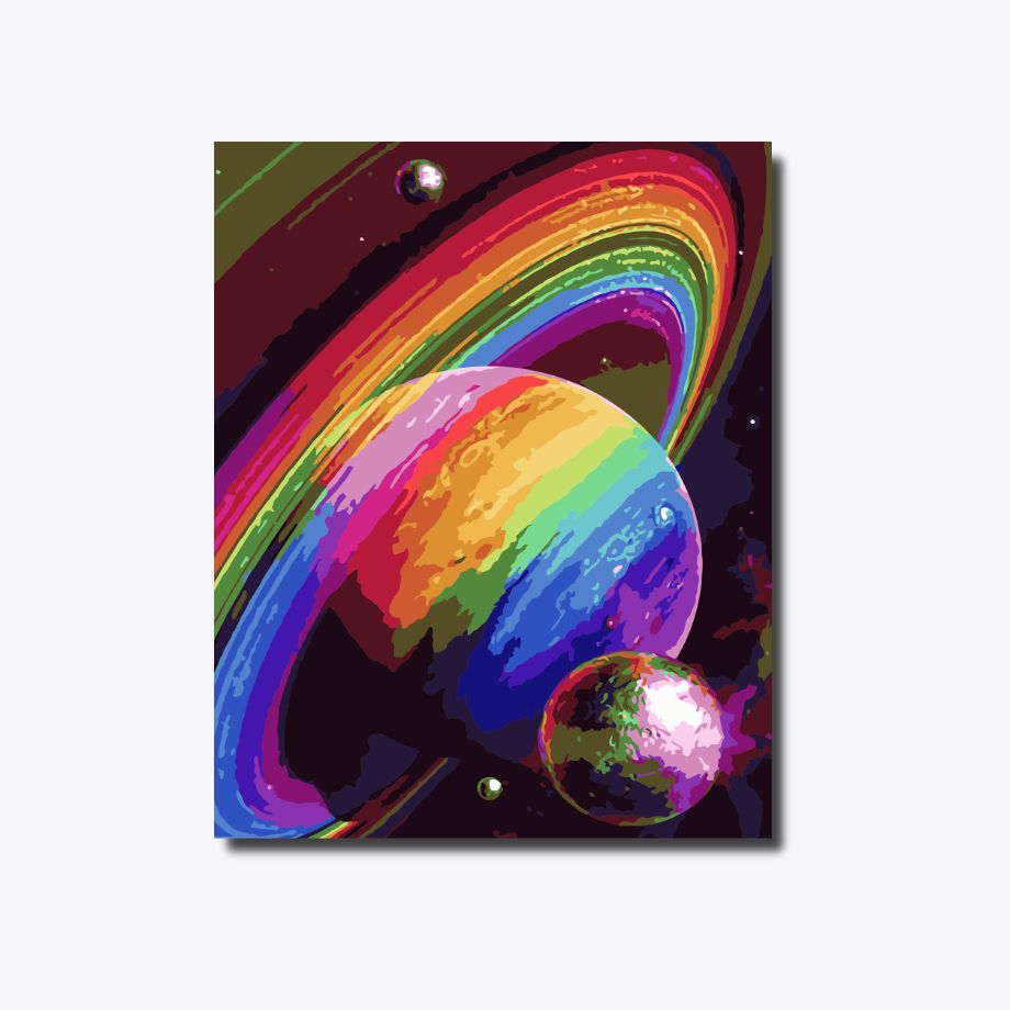 Space View - Paint By Numbers 