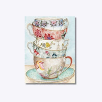 Thumbnail for Teacup Tower 30x40cm - Diamond Painting 