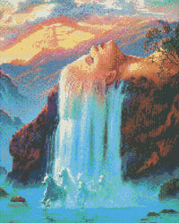 Thumbnail for Whispering Waterfalls 40x50cm - Diamond Painting 