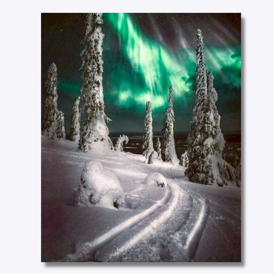 Diamond Painting Revontulet 40x50cm