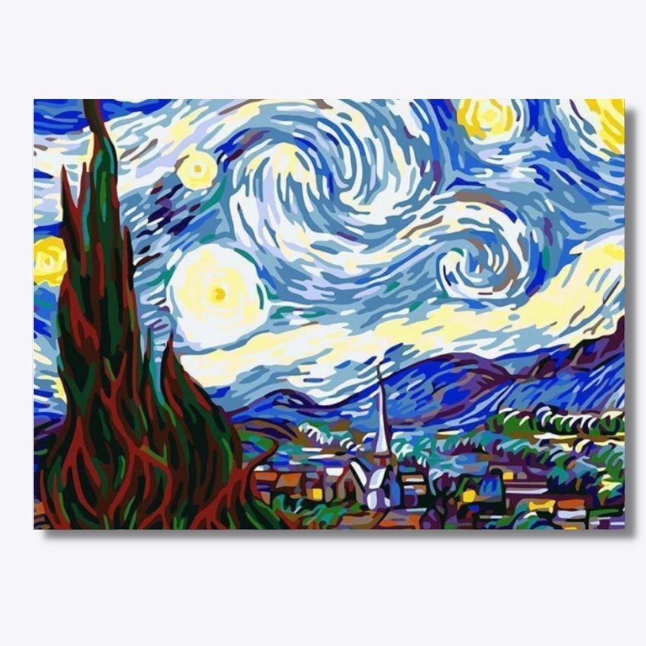 Starry Night - Paint By Numbers 