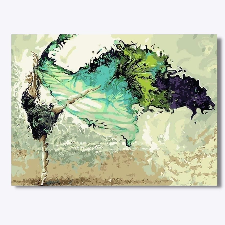 Emerald Dance - Paint By Numbers 