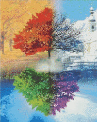 Thumbnail for Nature's Everlasting Dance 40x50cm - Diamond Painting 