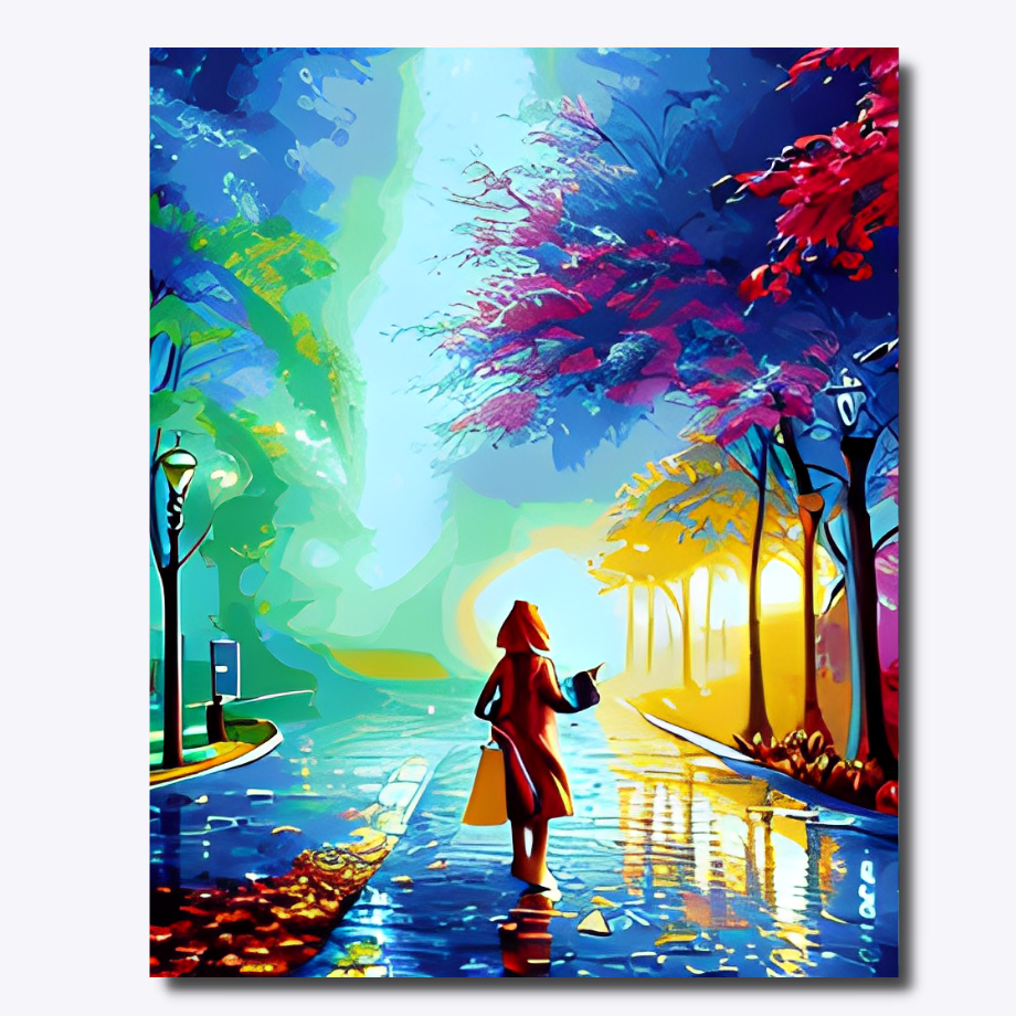 City Glow - Paint By Numbers 