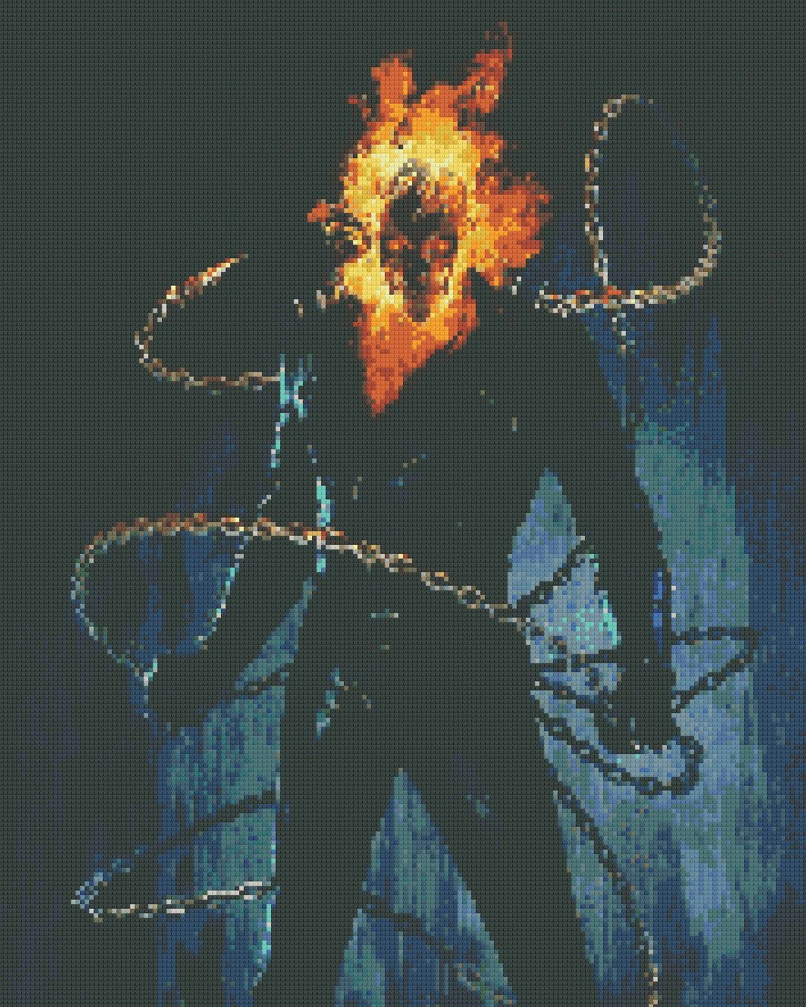 Ghost Rider 30x40cm - Diamond Painting 