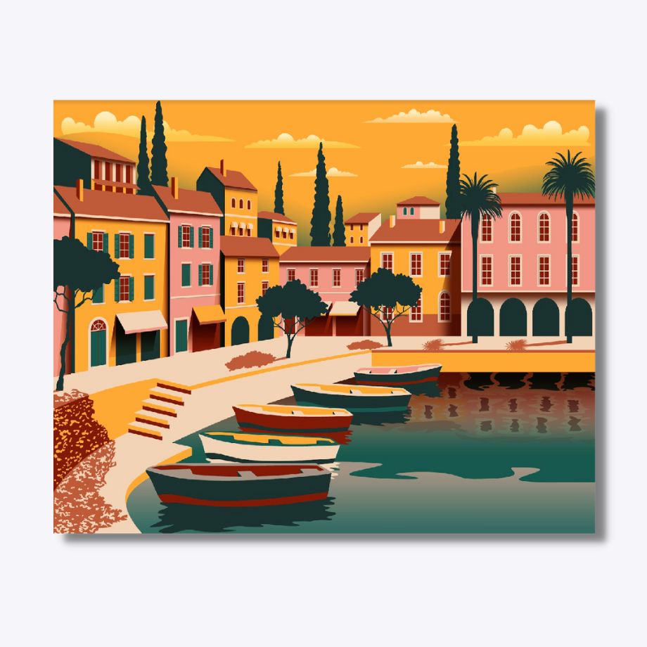 Harbor Holiday 40x50cm - Diamond Painting 