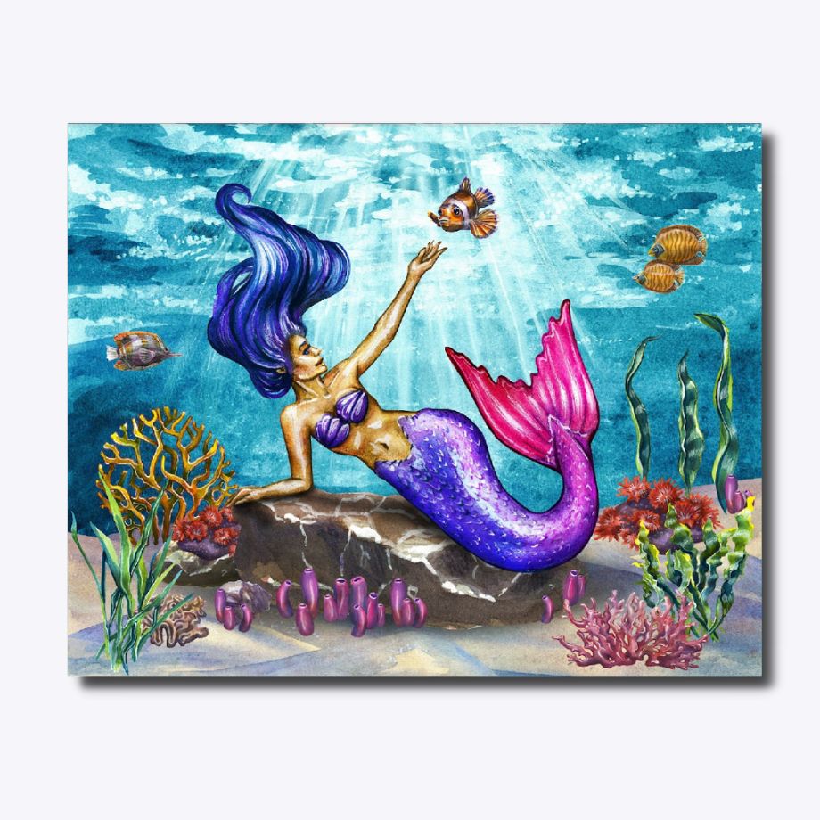 Oceanic Mermaid 60x80cm - Large Diamond Painting 