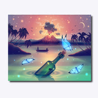 Thumbnail for Dance of Calm and Chaos 40x50cm - Diamond Painting 