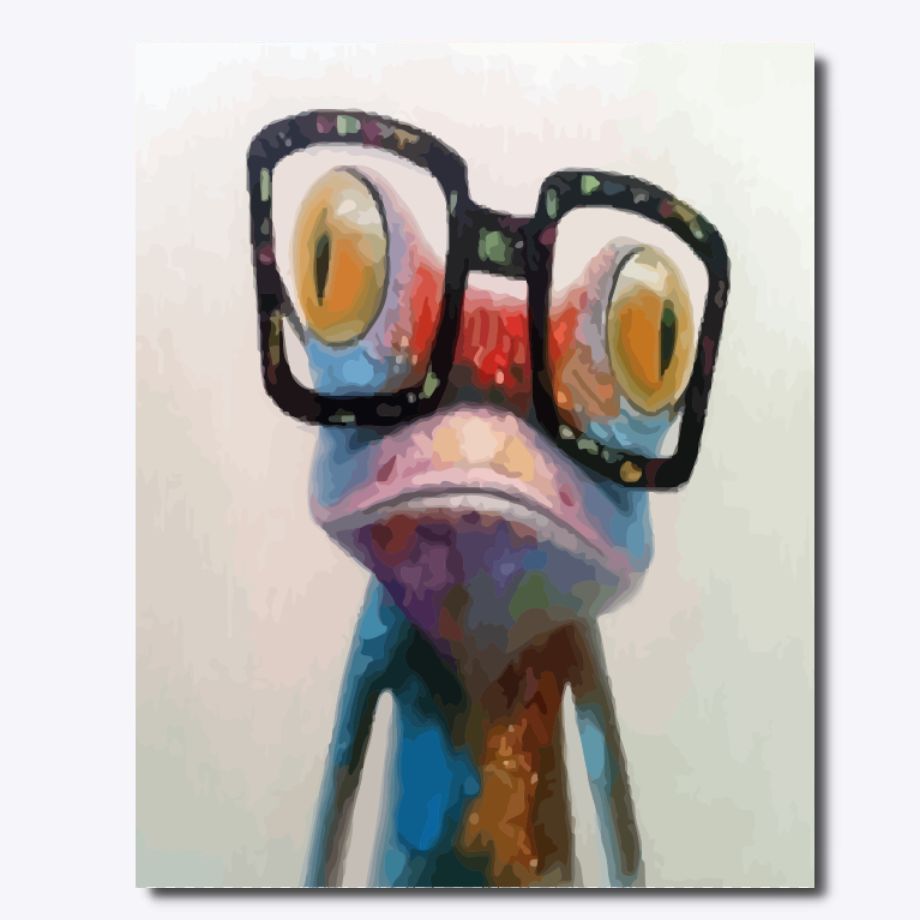 Geeky Frog - Paint By Numbers 