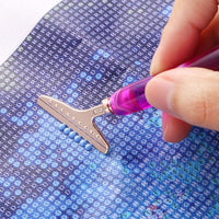 Thumbnail for Diamond painting pen with metal replacement tips 